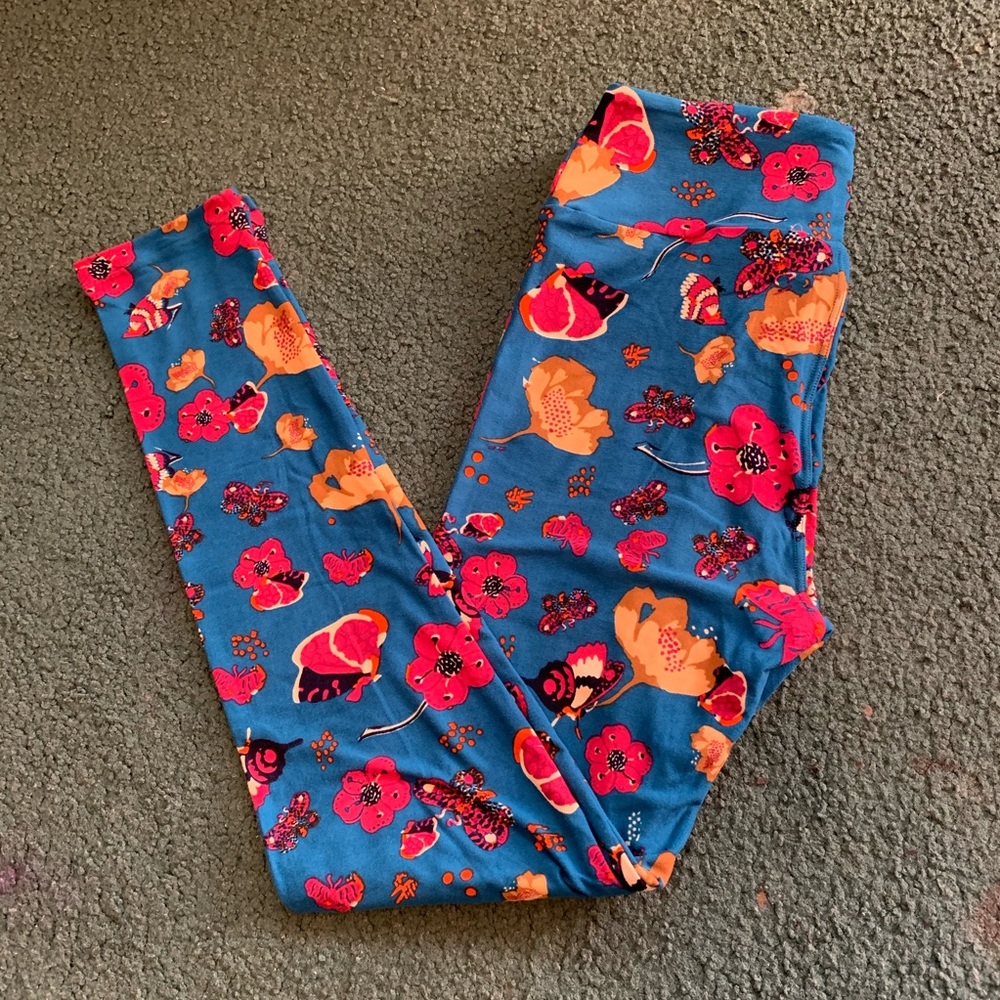 LuLaRoe floral leggings
